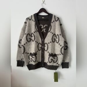 GUCCI Reversible GG Mohair Cardigan